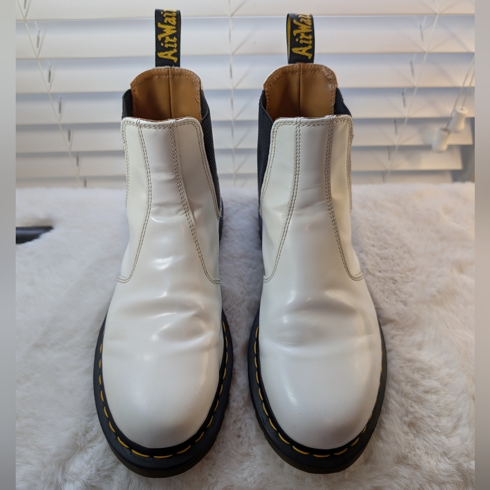 Dr. Martens 2976 Bex Chelsea Boots White | Men’s 8 / Women’s 9 | Platform Sole - Picture 2 of 16